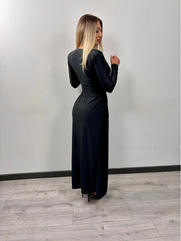 Elegant black Josephine dress