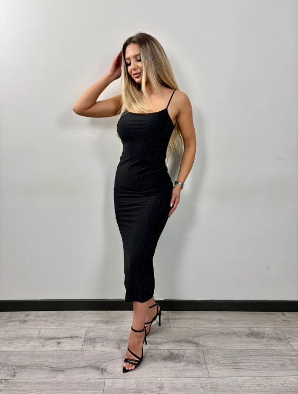 Elegant dress with stones