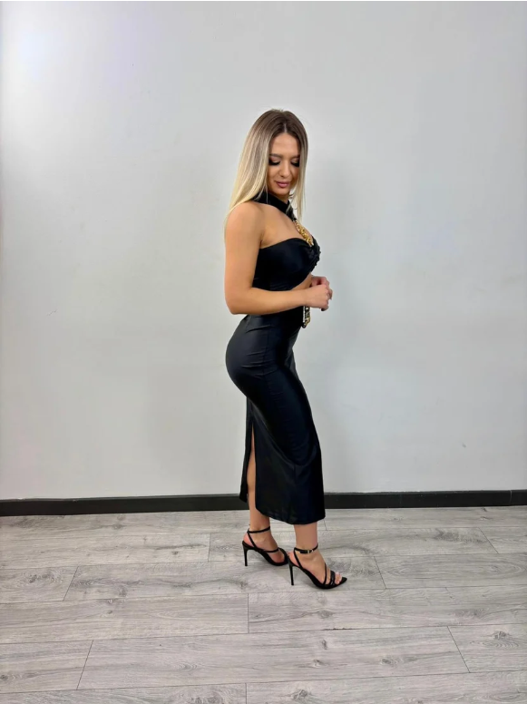 Elegant black special occasion dress