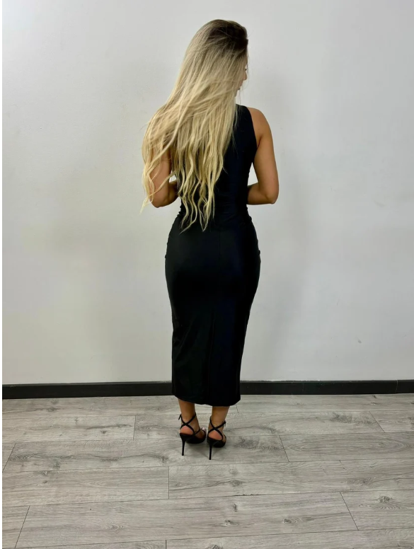 Elegant black special occasion dress